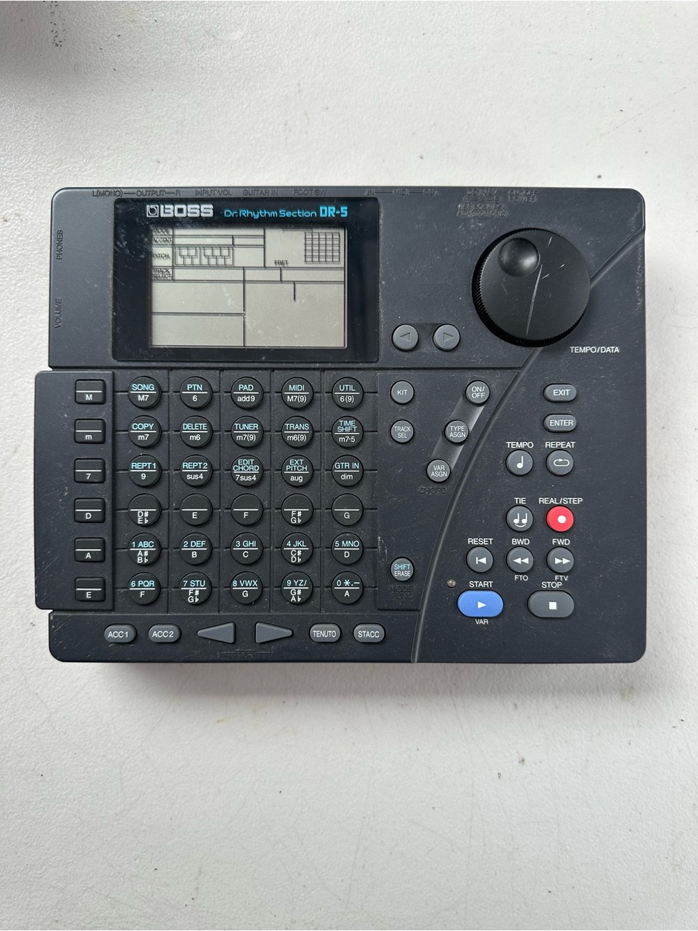 Boss DR-5 Black Drum Machine Rhythm Programmer